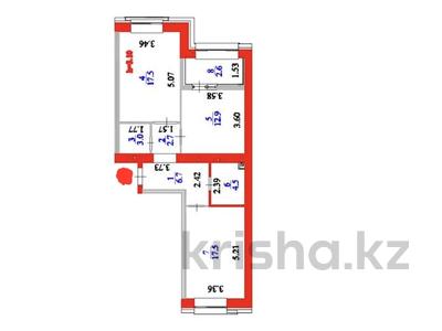 3-бөлмелі пәтер · 67.4 м² · 5/9 қабат, Улы Дала 36 — Толе би ( Бизнес класса ), бағасы: 45 млн ₸ в Астане, Нура р-н