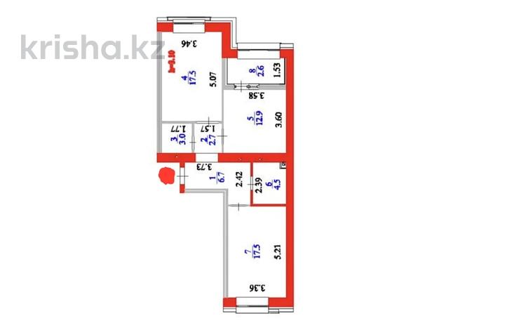 3-бөлмелі пәтер · 67.4 м² · 5/9 қабат, Улы Дала 36 — Толе би ( Бизнес класса ), бағасы: 45 млн ₸ в Астане, Нура р-н — фото 28