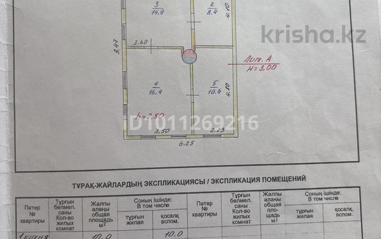Отдельный дом · 4 комнаты · 60.3 м² · 5 сот., Алтынсарина — 12 месяцев за 18 млн ₸ в Костанае — фото 2
