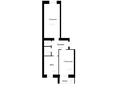 2-комнатная квартира · 60.75 м², Ауэзова 101 за ~ 18.2 млн 〒 в Экибастузе — фото 3