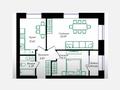 2-комнатная квартира · 60 м² · 9/12 этаж, Улы Дала 38а — Туран за ~ 43 млн ₸ в Астане, Есильский р-н — фото 2