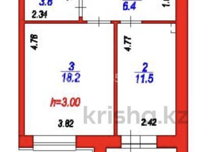1-бөлмелі пәтер · 42.5 м² · 12/12 қабат, ​Улица Шамши Калдаяков, 46 46, бағасы: 19.3 млн ₸ в Астане, Сарайшык р-н
