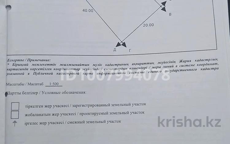 Участок · 8 соток, мкр Нуршуак, Кемертоган — Кемертоган за 16 млн 〒 в Шымкенте, Абайский р-н — фото 2