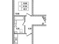 1-комнатная квартира · 42.3 м² · 2/4 этаж, Рахимбаев 47 — Возле областной больницы за 25 млн ₸ в  — фото 11