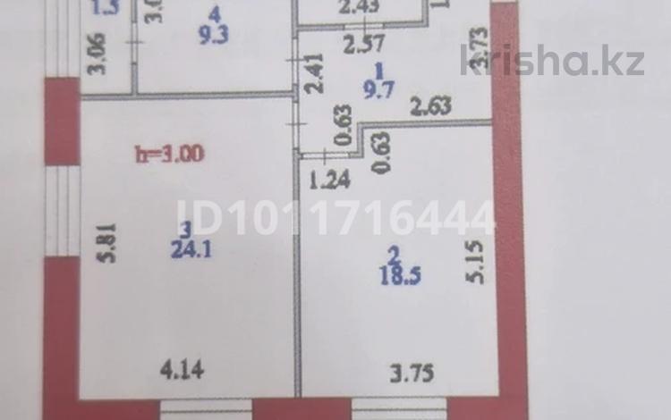 2-бөлмелі пәтер · 67.5 м² · 3/9 қабат, Е 15 13/1, бағасы: 41 млн ₸ в Астане, Нура р-н — фото 2