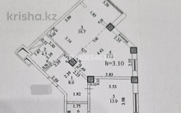2-бөлмелі пәтер · 60 м² · 6/9 қабат, 28-й мкр 49, бағасы: 28 млн ₸ в Актау — фото 3