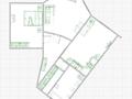 2-бөлмелі пәтер · 78.1 м² · 2/2 қабат, Калдаякова 17, бағасы: ~ 22 млн ₸ в Шымкенте, Туран р-н — фото 21