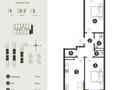 3-бөлмелі пәтер · 71.7 м² · 5/7 қабат, Естай 39/3, бағасы: 28.5 млн ₸ в  — фото 2