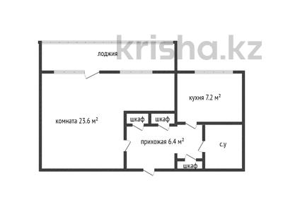 2-комнатная квартира, 41.3 м², 4/5 этаж, Кобланды батыра за 12.5 млн 〒 в Костанае
