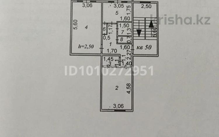 2-комнатная квартира · 54.5 м² · 5/5 этаж, 3 ықшам ауданы 22 за 7.5 млн ₸ в Жанатасе — фото 2