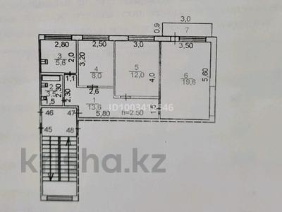 3-комнатная квартира · 62.3 м² · 3/5 этаж, Ердена 199 — Дом в сва Лекеровой за 16 млн ₸ в Сатпаев
