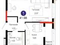 2-комнатная квартира · 42 м² · 11/16 этаж, Е 882 7 за 31 млн ₸ в Астане, Нура р-н
