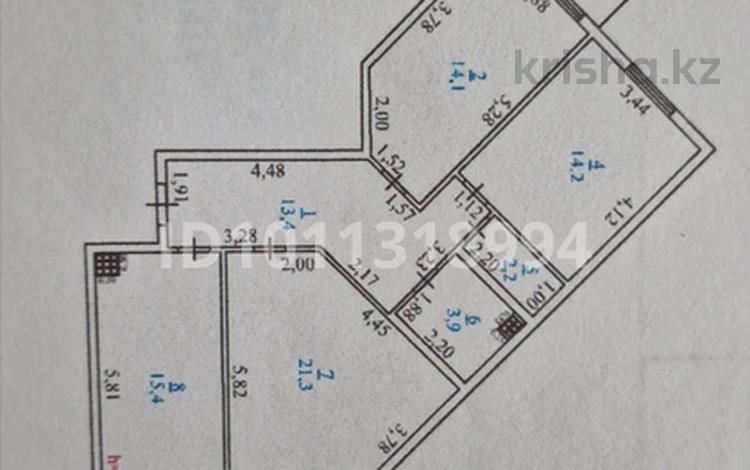 3-комнатная квартира · 96 м² · 1/9 этаж, Вдоль капчагайской трассы 3860/1 — Оранжевый дом за 65 млн ₸ в Алатау — фото 2