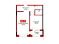 1-бөлмелі пәтер · 43.95 м², Азаттык 21/2, бағасы: ~ 20.2 млн ₸ в Атырау — фото 3