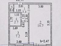 1-комнатная квартира, 31 м², 4/5 этаж, Александра Затаевича 16 за 15 млн 〒 в Астане, Сарыарка р-н