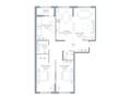 4-бөлмелі пәтер · 120.43 м², по ул. Ханов Керея и Жанибека, бағасы: ~ 96.3 млн ₸ в Астане — фото 3
