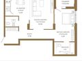 2-бөлмелі пәтер · 71.83 м², Достык 8/2 — БЕЗ КОМИССИИ, бағасы: ~ 47.5 млн ₸ в Астане, Есильский р-н — фото 2