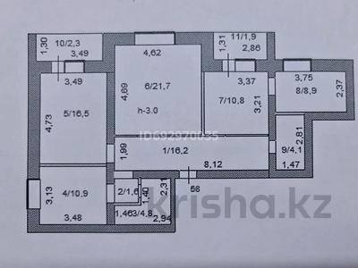 4-комнатная квартира, 99.7 м², 4/9 этаж, мкр. Сарыарка 2Г за ~ 28.3 млн 〒 в Кокшетау