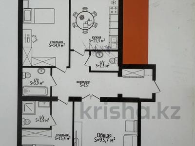 3-комнатная квартира · 91 м² · 2/5 этаж, Качарская 23 — Напротив 7 школы за ~ 30.4 млн 〒 в Рудном