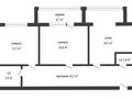 2-бөлмелі пәтер · 75.2 м² · 4/5 қабат, Алтын орда ш/а. 353/1, бағасы: 16.5 млн ₸ в Актобе, мкр. Алтын орда