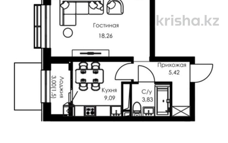 1-бөлмелі пәтер · 38.1 м² · 2/7 қабат, Туркестан, бағасы: ~ 21.7 млн ₸ в Алматы — фото 4