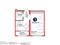1-бөлмелі пәтер · 34.52 м² · 2 қабат, С 902 8 — Блок F, бағасы: 23 млн ₸ в Астане, Сарыарка р-н — фото 7