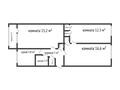 3-бөлмелі пәтер · 60.5 м² · 5/5 қабат, Комсомольский проспект 28, бағасы: 11 млн ₸ в Рудном — фото 12