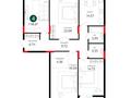 4-комнатная квартира · 118.27 м² · 2/9 этаж, Е 908 22 — БЕЗ КОМИССИИ! Выбор по этажам! за ~ 60.4 млн ₸ в Астане