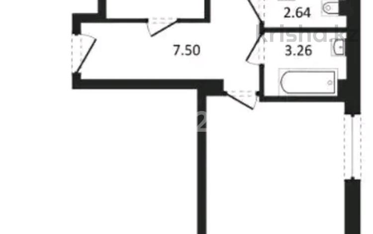 2-комнатная квартира, 55.8 м², 5/10 этаж, Абая 38 за 53 млн 〒 в Алматы, Бостандыкский р-н — фото 2