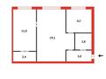 2-комнатная квартира, 45 м², 1/5 этаж, Карла Маркса 36 за 7.5 млн 〒 в Шахтинске — фото 9