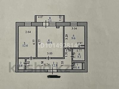 2-бөлмелі пәтер · 61.4 м² · 7/9 қабат, І.Жансүгіров 8/3 — ТЦ Аружан, школа 32, медколледж, бағасы: 26 млн ₸ в Астане, Алматы р-н
