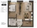 1-бөлмелі пәтер · 50 м² · 5/12 қабат, Макатаева - Байтурсынова 29 — Рядом С Mega Park, бағасы: 45 млн ₸ в Алматы, Алмалинский р-н