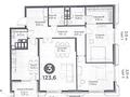 3-комнатная квартира · 124 м² · 18/21 этаж, Кунаева 5 — Сарайшык Вид на риксос за 136 млн ₸ в Астане, Есильский р-н — фото 4