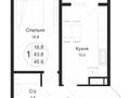 1-комнатная квартира · 46 м² · 11/12 этаж, Кошкарбаева 39в — Кульджинкий тракт за 25.5 млн 〒 в Алматы — фото 18