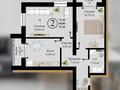 2-комнатная квартира · 73.8 м² · 2/4 этаж, мкр Михайловка , Крылова 58а — ЖК УМИТ за 31.5 млн ₸ в Караганде, Казыбек би р-н — фото 10