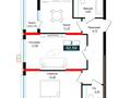 2-комнатная квартира · 62.59 м² · 8/14 этаж, Серкебаева 40 за 30.9 млн ₸ в Астане — фото 5