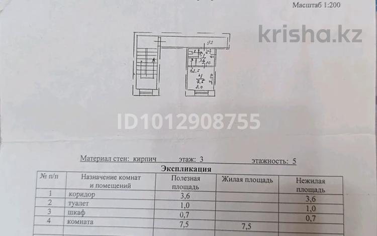 1-бөлмелі пәтер · 12.8 м² · 3/5 қабат, Камзина 160 — Угол Камзина -Ломова, бағасы: 6 млн ₸ в Павлодаре — фото 19