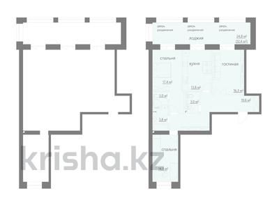 3-бөлмелі пәтер · 108.1 м², мкр Михайловка , Крылова 15, бағасы: ~ 46.9 млн ₸ в Караганде, Казыбек би р-н