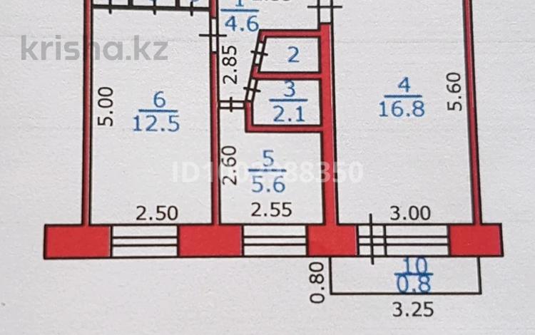 2-бөлмелі пәтер · 45 м² · 5/5 қабат, 3 микр-он 35, бағасы: 7.5 млн ₸ в Риддере — фото 3
