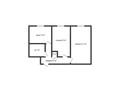 2-бөлмелі пәтер · 41.4 м² · 1/6 қабат, Парковая 84, бағасы: 10 млн ₸ в Рудном — фото 9