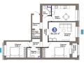 3-комнатная квартира · 92.32 м², Турар Рыскулов 18/5 за ~ 50 млн 〒 в Астане, Есильский р-н — фото 2