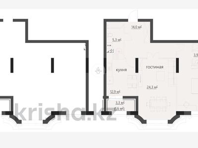 2-бөлмелі пәтер · 84.9 м² · 4/8 қабат, мкр Новый Город, ​Улица Комиссарова 27, бағасы: ~ 61.1 млн ₸ в Караганде, Казыбек би р-н