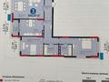 3-комнатная квартира · 100 м² · 9/16 этаж, Сыганак 52/1 — Кабанбай за 84.5 млн ₸ в Астане, Есильский р-н