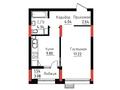 1-бөлмелі пәтер · 39.58 м², Чингиз Айтматов 24/4, бағасы: ~ 26.7 млн ₸ в Астане, Нура р-н — фото 3