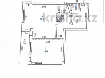 2-комнатная квартира · 67 м² · 2/3 этаж, мкр Курамыс 78 за 55.5 млн 〒 в Алматы, Наурызбайский р-н