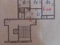 2-комнатная квартира, 55 м², 6/9 этаж, 4 микрораон 20 за 11.5 млн 〒 в Лисаковске