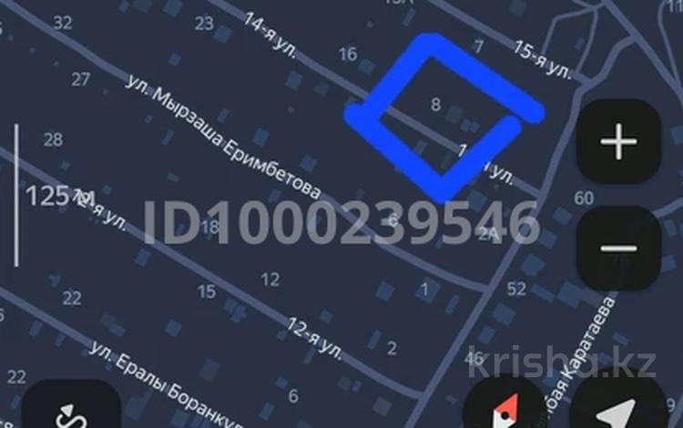 Участок · 10 соток, Наурыз мкр 8 — Шайзада Айтиев за 2.3 млн 〒 в  — фото 3