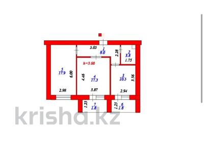 2-бөлмелі пәтер · 61.1 м² · 7/10 қабат, Алихан Бокейхан 7, бағасы: ~ 42 млн ₸ в Астане, Есильский р-н