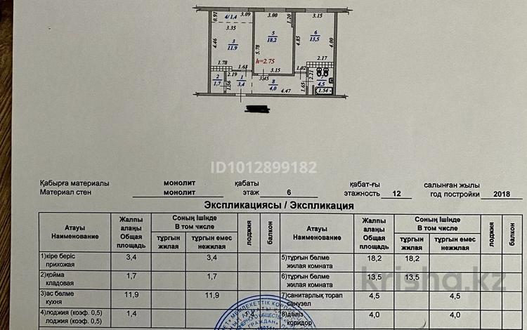 2-бөлмелі пәтер · 60 м² · 6/12 қабат, Сатпаева 90А — Тлендиева, бағасы: 56 млн ₸ в Алматы, Бостандыкский р-н — фото 3
