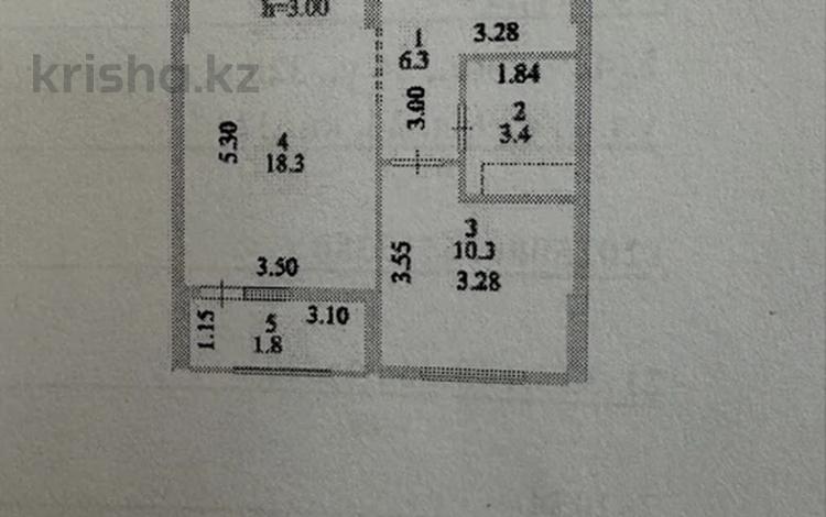 1-комнатная квартира · 40.1 м² · 6/12 этаж, Е-429 26 за 24 млн ₸ в Астане, Нура р-н — фото 2